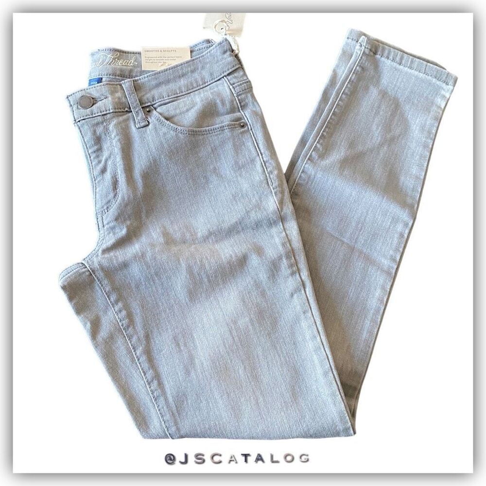 NEW Skinny Cut Soft Denim Grey Jeans - Size 2